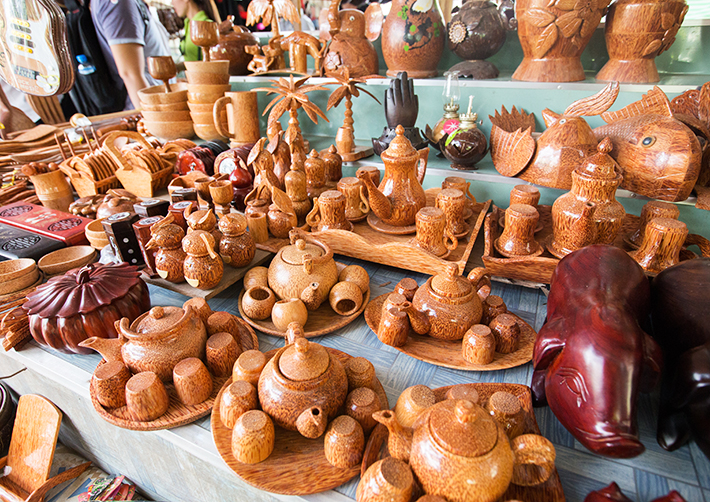 Souvenir handicraft mekong detla